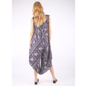 African Elephant Women's Jumpsuit in Purple JP0042 020004 02