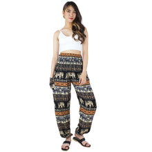 Load image into Gallery viewer, Ancient Elephant Women&#39;s Harem Pants in Black PP0004 020233 01