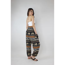 Load image into Gallery viewer, Ancient Elephant Women&#39;s Harem Pants in Black PP0004 020233 01