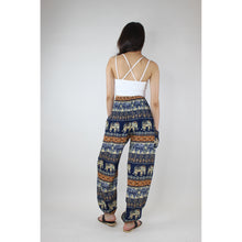 Load image into Gallery viewer, Ancient Elephant Women&#39;s Harem Pants in Blue PP0004 020233 02