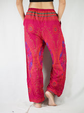 Load image into Gallery viewer, Big eye Unisex Drawstring Genie Pants in Pink PP0110 020065 01