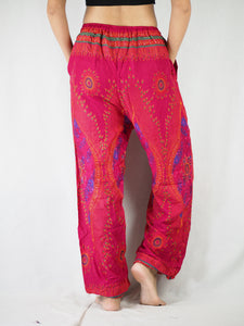 Big eye Unisex Drawstring Genie Pants in Pink PP0110 020065 01