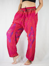 Load image into Gallery viewer, Big eye Unisex Drawstring Genie Pants in Pink PP0110 020065 01