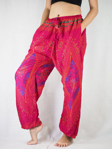 Big eye Unisex Drawstring Genie Pants in Pink PP0110 020065 01