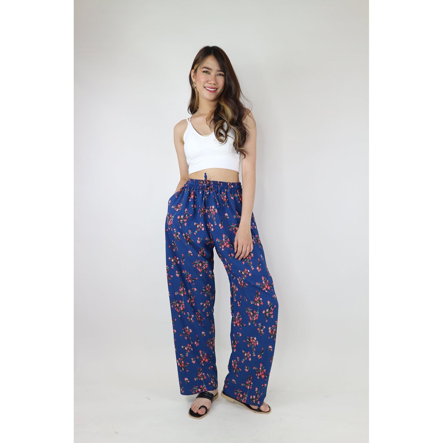 Blue Bell Women's Lounge Drawstring Pants in Blue PP0216 130016 02