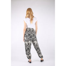 Load image into Gallery viewer, Buddha Elephant 9 men/women harem pants in Black PP0004 020009 02