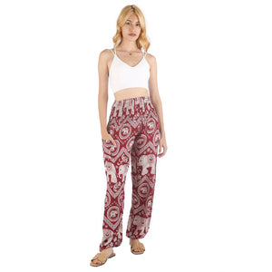 Buddha Elephant 9 men/women harem pants in Red PP0004 020009 06