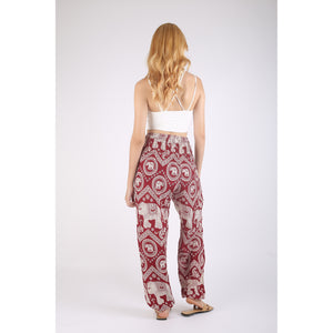 Buddha Elephant 9 men/women harem pants in Red PP0004 020009 06