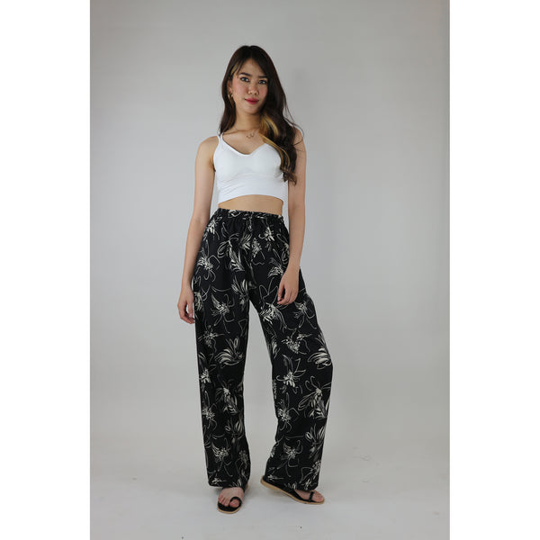 Calendula Women's Lounge Drawstring Pants in Black PP0216 130008 01