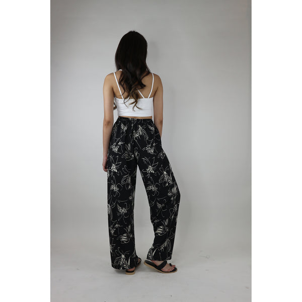 Calendula Women's Lounge Drawstring Pants in Black PP0216 130008 01