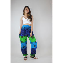 Load image into Gallery viewer, Carnival Mandala Women&#39;s Harem Pants in Green PP0004 020237 04