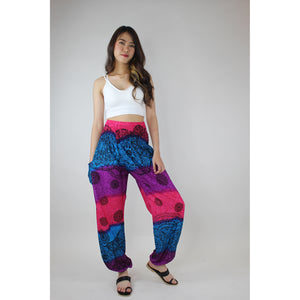 Carnival Mandala Women's Harem Pants in Purple PP0004 020237 01