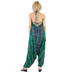 Cartoon Elephant Women's Jumpsuit in Green JP0064 020052 04