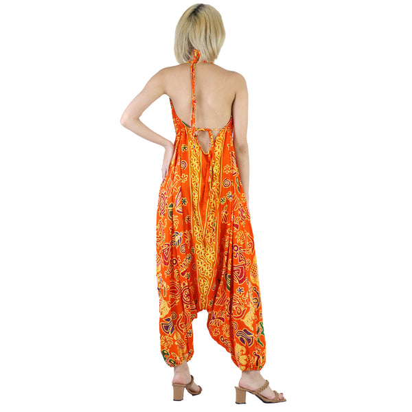 Cartoon Elephant Women's Jumpsuit in Orange JP0064 020061 06