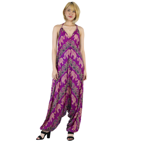 Cartoon Elephant Women's Jumpsuit in Purple JP0064 020052 03