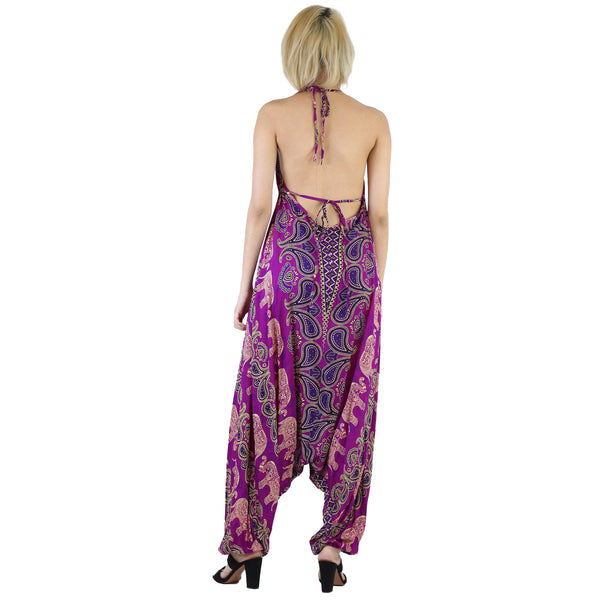 Cartoon Elephant Women's Jumpsuit in Purple JP0064 020052 03