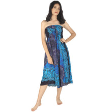 Load image into Gallery viewer, Clock Nut Women&#39;s Bohemian Skirt in Navy SK0033 020067 02
