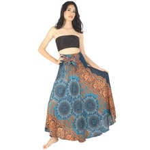 Load image into Gallery viewer, Clock Nut Women&#39;s Bohemian Skirt in Ocean Blue SK0033 020067 05