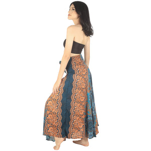 Clock Nut Women's Bohemian Skirt in Ocean Blue SK0033 020067 05
