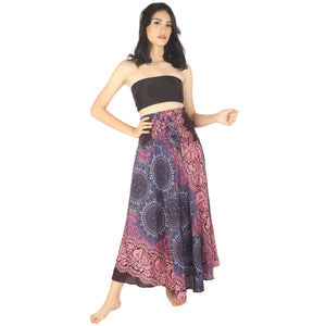 Clock Nut Women's Bohemian Skirt in Purple SK0033 020067 04