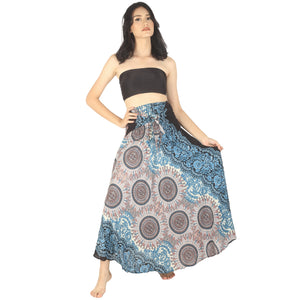 Clock Nut Women's Bohemian Skirt in White SK0033 020067 01