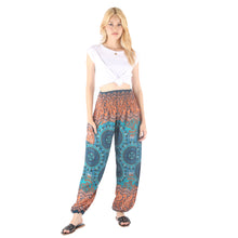 Load image into Gallery viewer, Clock nut 67 men/women harem pants in Ocean Blue PP0004 020067 05