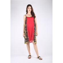 Load image into Gallery viewer, Flowers Women&#39;s Dresses in Red DR0003 020101 03