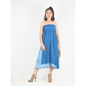 Solid Color Women's Dresses in Blue DR0439 060000 06