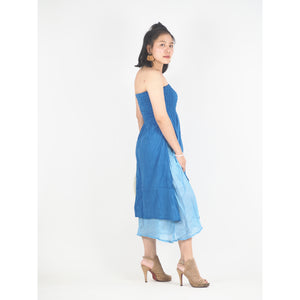 Solid Color Women's Dresses in Blue DR0439 060000 06