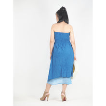 Load image into Gallery viewer, Solid Color Women&#39;s Dresses in Blue DR0439 060000 06