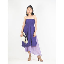 Load image into Gallery viewer, Solid Color Women&#39;s Dresses in Purple DR0439 060000 10