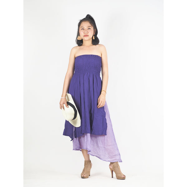 Solid Color Women's Dresses in Purple DR0439 060000 10