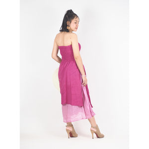 Solid Color Women's Dresses in Pink DR0439 060000 15