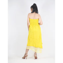 Load image into Gallery viewer, Solid Color Women&#39;s Dresses in Yellow DR0439 060000 23