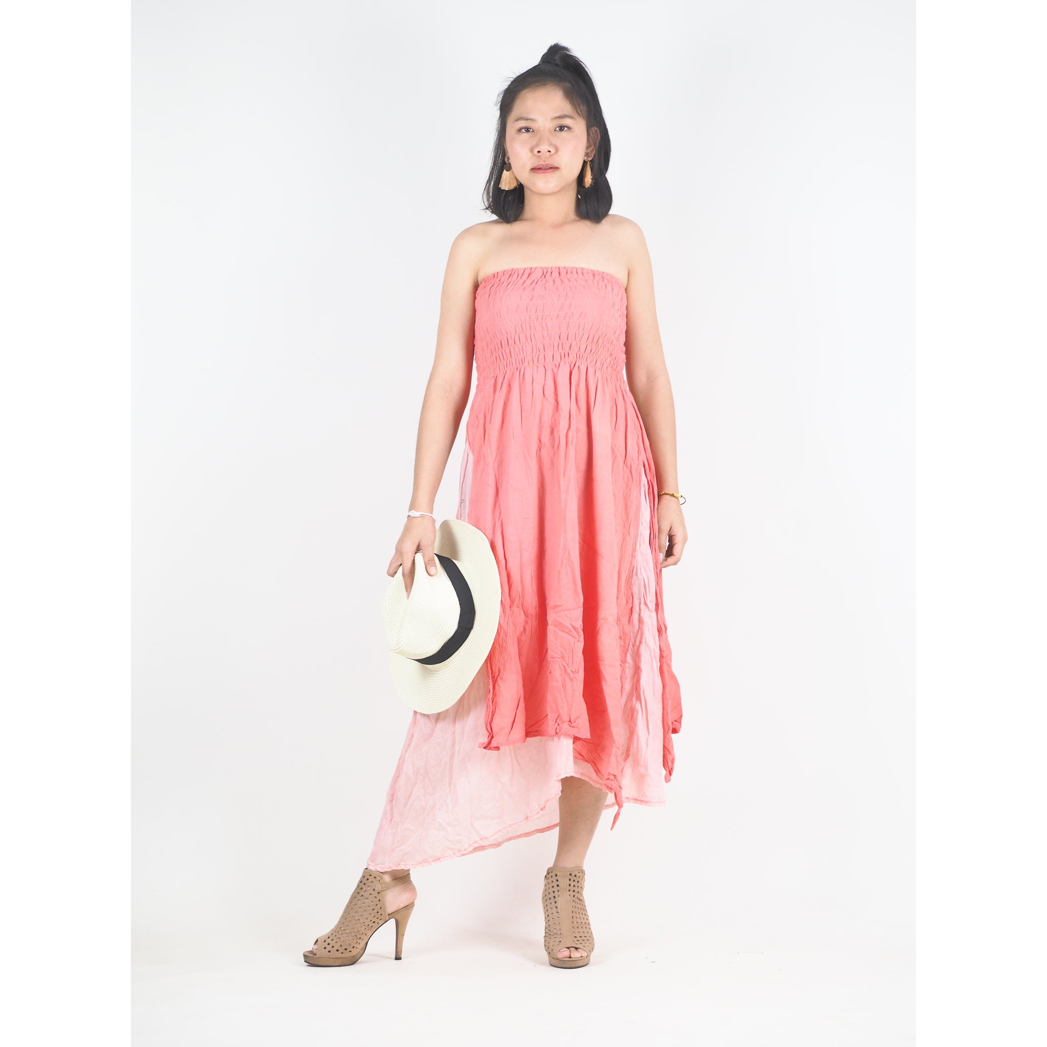 Solid Color Women's Dresses in Old Rose DR0439 060000 24 Solid Color Women's Dresses in Old Rose DR0439 060000 24