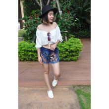 Load image into Gallery viewer, Mandala Women&#39;s Pompom Shorts Pants in Navy blue PP0228 020132 02