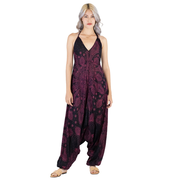 Dark Dream Catcher Women's Jumpsuit in Red JP0064 020083 01