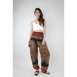 Deep Mandala Women's Harem Pants in Black PP0004 020239 01