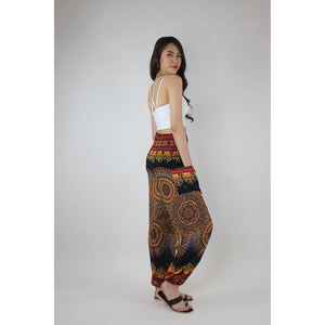 Deep Mandala Women's Harem Pants in Black PP0004 020239 01