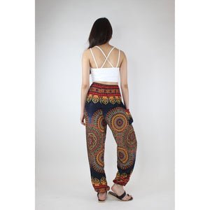 Deep Mandala Women's Harem Pants in Black PP0004 020239 01