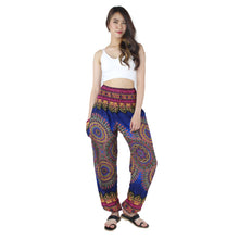 Load image into Gallery viewer, Deep Mandala Women&#39;s Harem Pants in Navy PP0004 020239 03