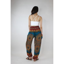 Load image into Gallery viewer, Deep Mandala Women&#39;s Harem Pants in Ocean Blue PP0004 020239 02