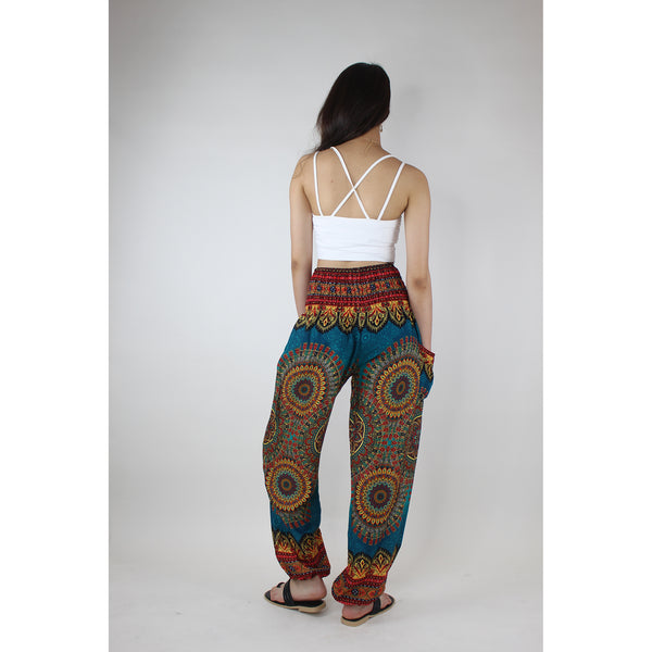 Deep Mandala Women's Harem Pants in Ocean Blue PP0004 020239 02