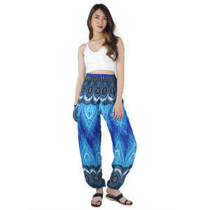 Droplet Eye Women's Harem Pants in Blue PP0004 020240 01