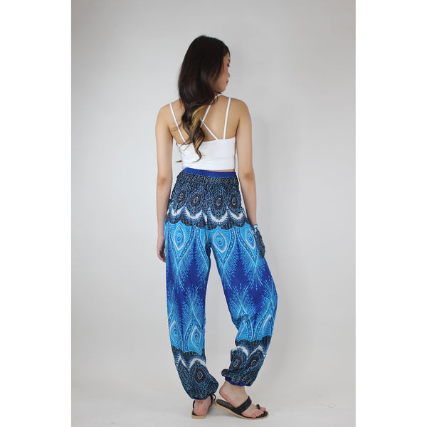 Droplet Eye Women's Harem Pants in Blue PP0004 020240 01