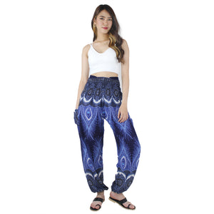 Droplet Eye Women's Harem Pants in Navy PP0004 020240 03