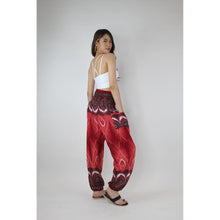 Load image into Gallery viewer, Droplet Eye Women&#39;s Harem Pants in Red PP0004 020240 04