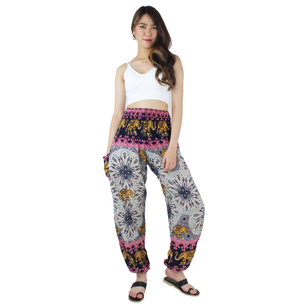 Elephant Palemandala Women's Harem Pants in Navy PP0004 020232 06