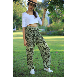 Elephant Circles 51 women harem pants in Green PP0004 020051 04