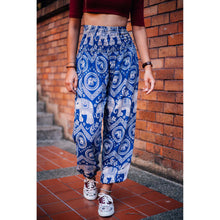 Load image into Gallery viewer, Buddha Elephant 9 men/women harem pants in Bright Blue PP0004 020009 07